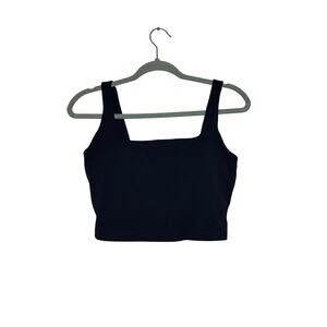 CRZ Yoga Black Padded With Removeable Padding Sports Bra Size Medium